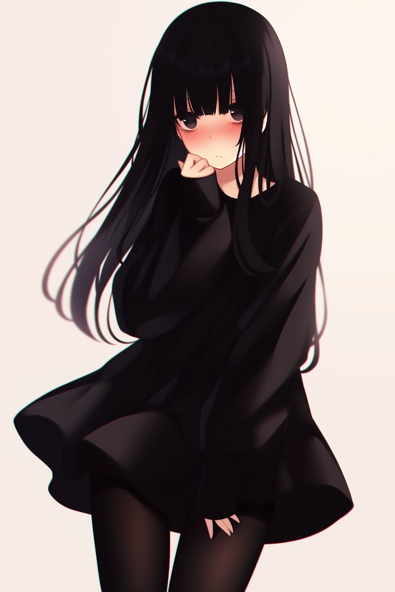 【フードクラッシュ】根暗ヤンデレお嬢様の蒸れたストッキング足で監禁調教 画像1