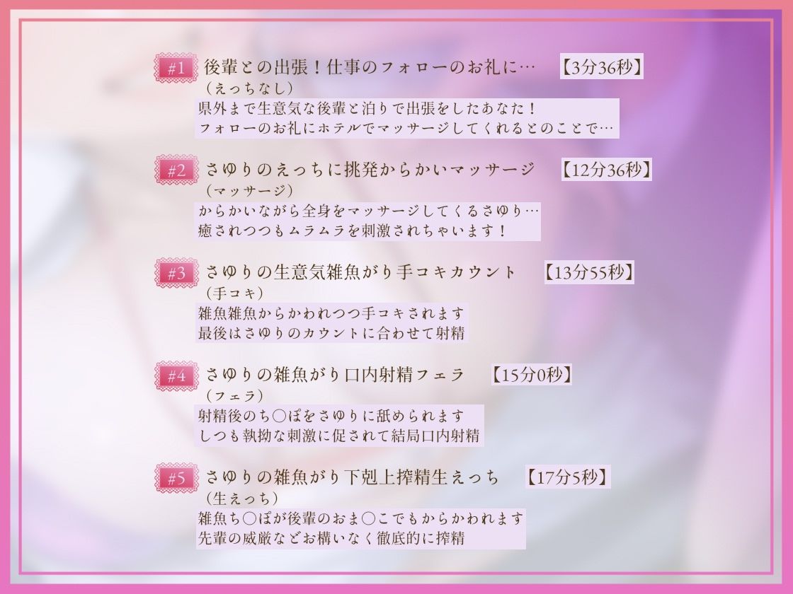 よっわぁ〜後輩生意気ギャルOLにからかわれながら中出し射精させられる〜 画像5