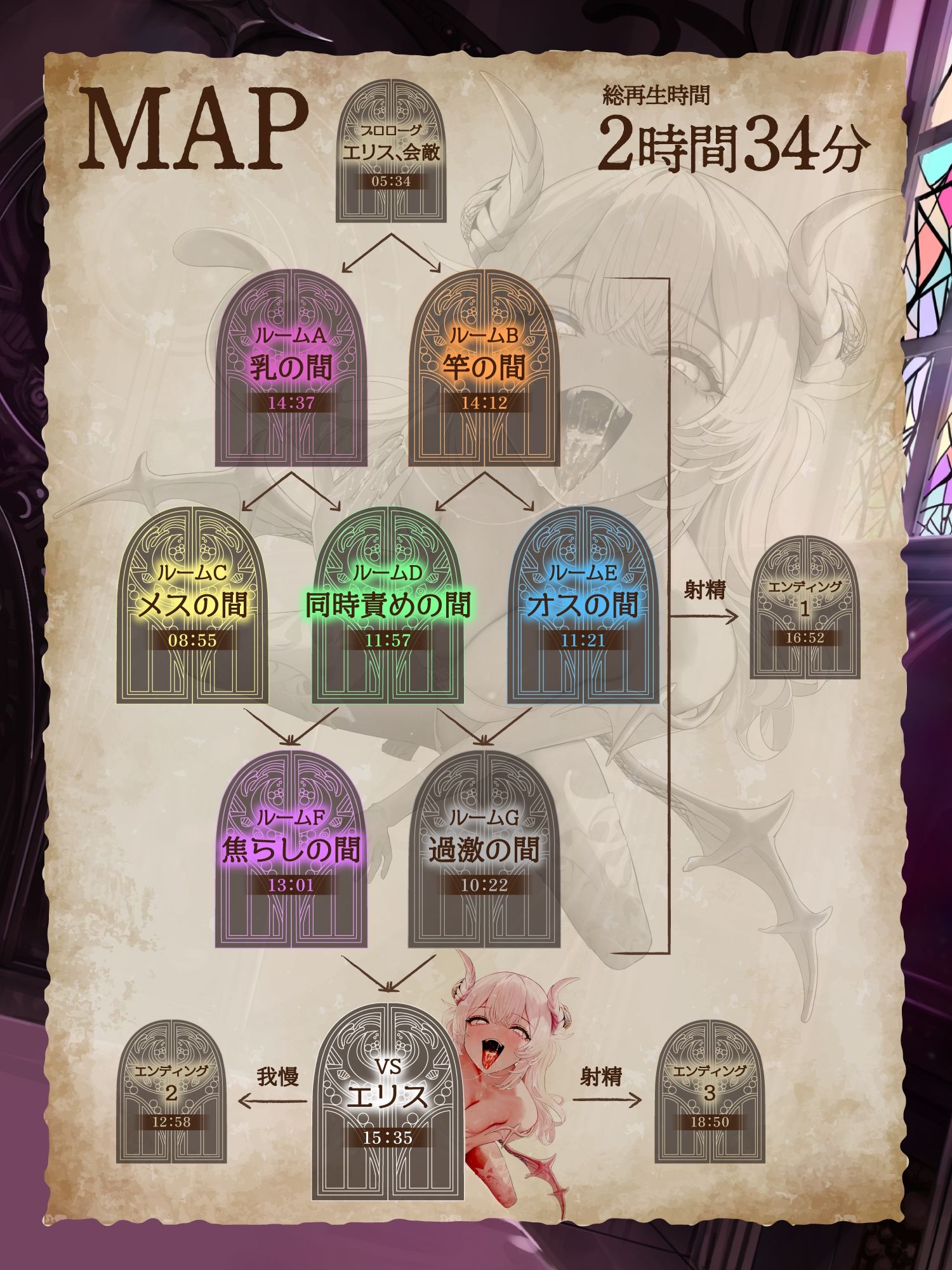 【オナサポ+逆レ】オナサポクエスト〜エリス編〜 画像3