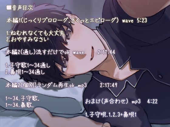 パパの子守歌 音声 〜34曲，2時間23分子守歌と鼻歌でおやすむ安眠音声〜 サンプル3