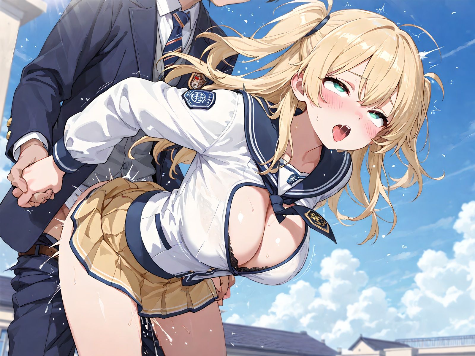 魔法学園のナマイキ後輩が耳元で勃起魔法をかけてきたので…オホ声連続絶頂でわからせエッチ 画像4