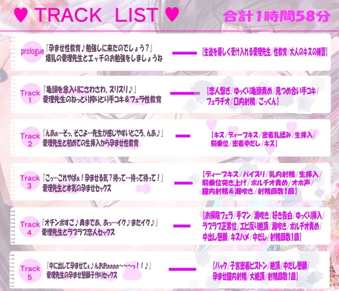【14日間限定特典】孕ませ性教育〜保健室で低音ダウナーKカップ愛理先生の密着ラブラブ孕ませ授業〜 画像6