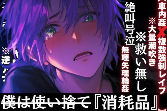 ※超危険【車内姦？？複数強●レ●プ】【絶叫号泣※救い無し】僕は『消耗品』__使われて捨てられる※アナルおもちゃ開発無理矢理輪●※大量潮吹き悶絶絶頂【水音多め】 サンプル1