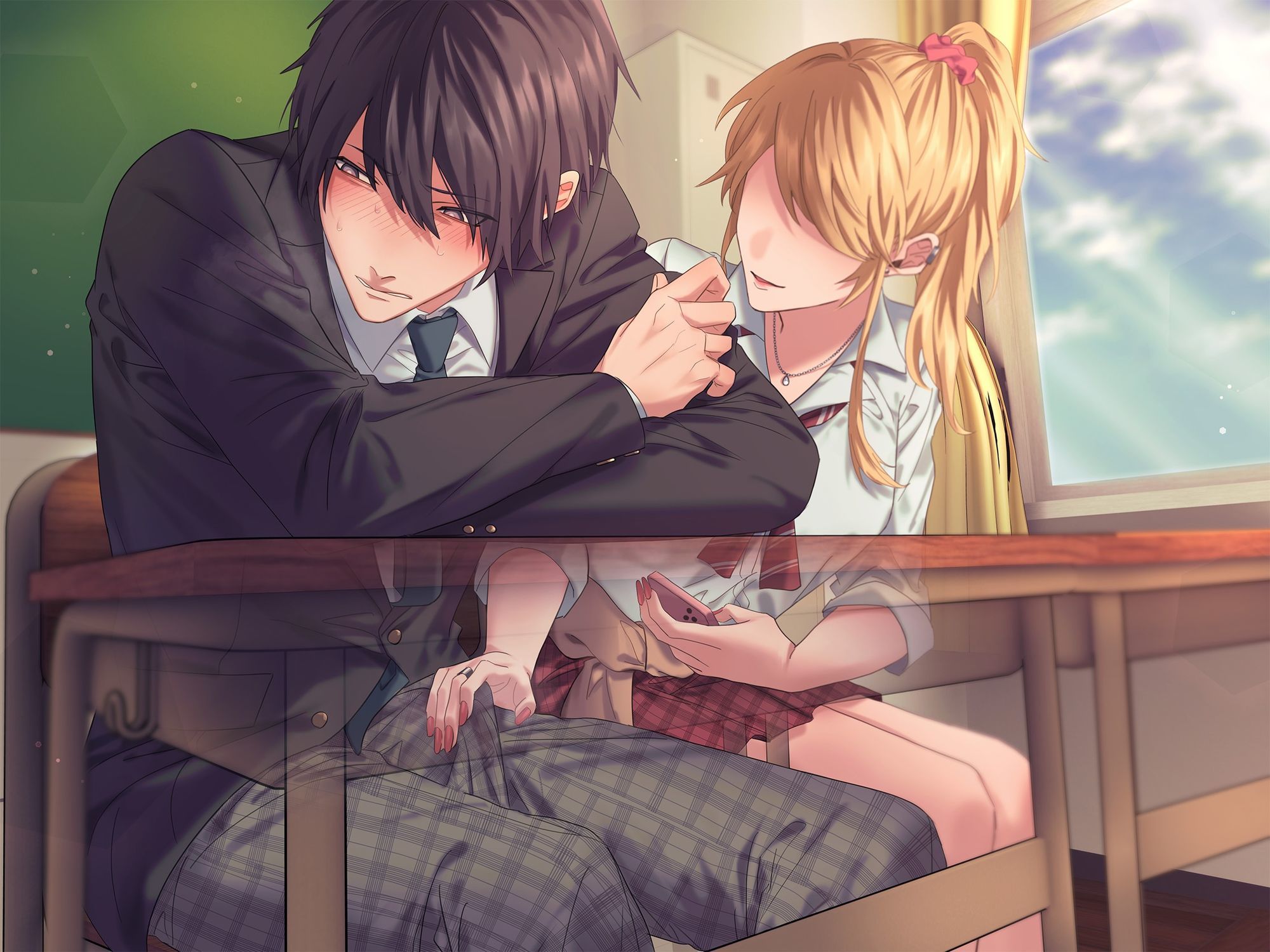 【男性受け】机オナニーがバレて玩具にされました サンプル4