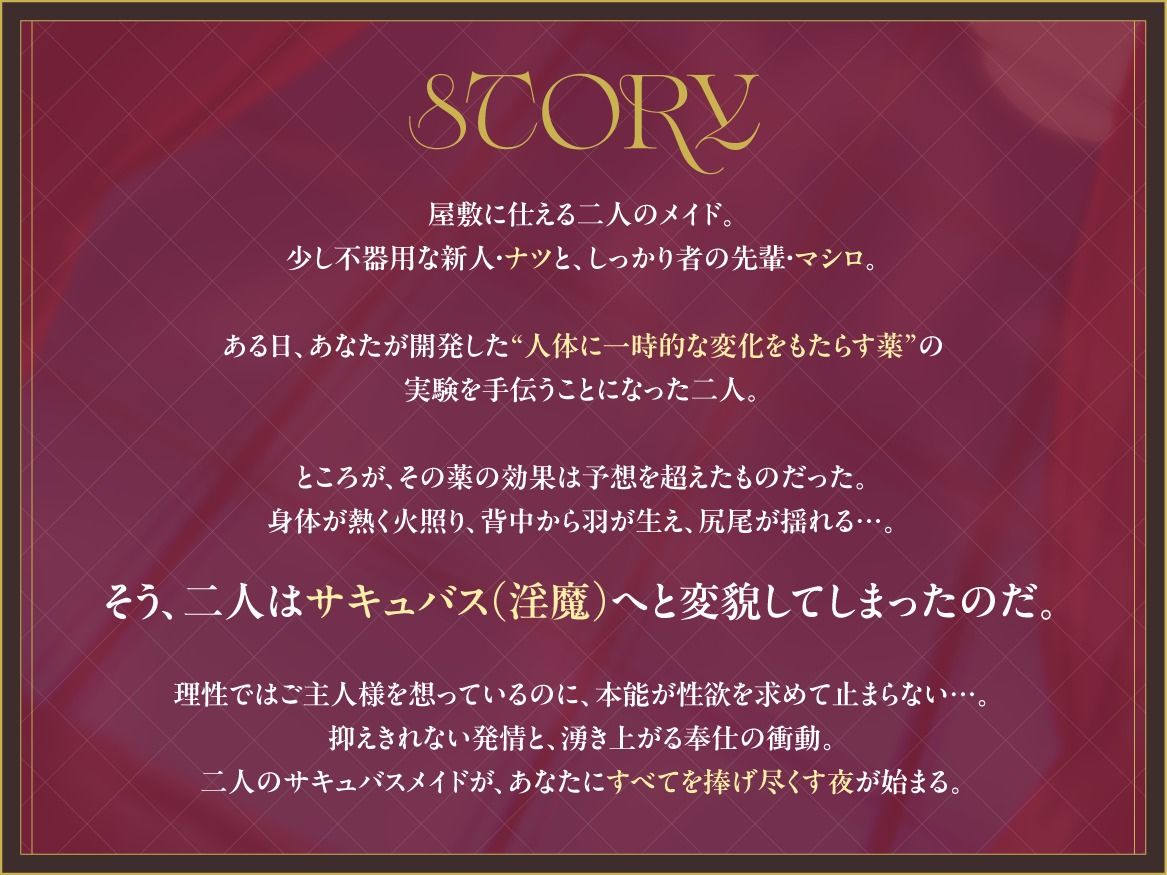 《早期限定価格》サキュバス化した発情メイド〜抑えられない性欲をご主人様で発散♪〜 画像3