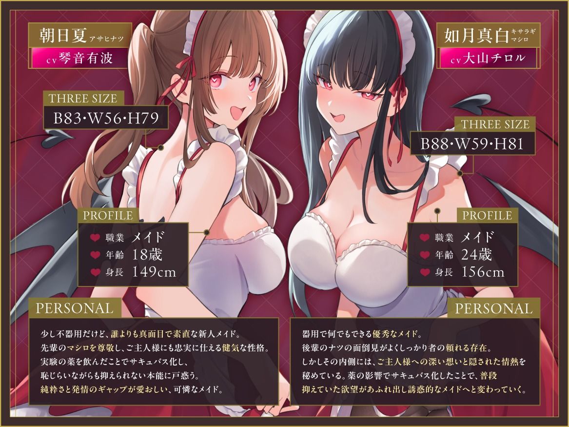 《早期限定価格》サキュバス化した発情メイド〜抑えられない性欲をご主人様で発散♪〜 画像4