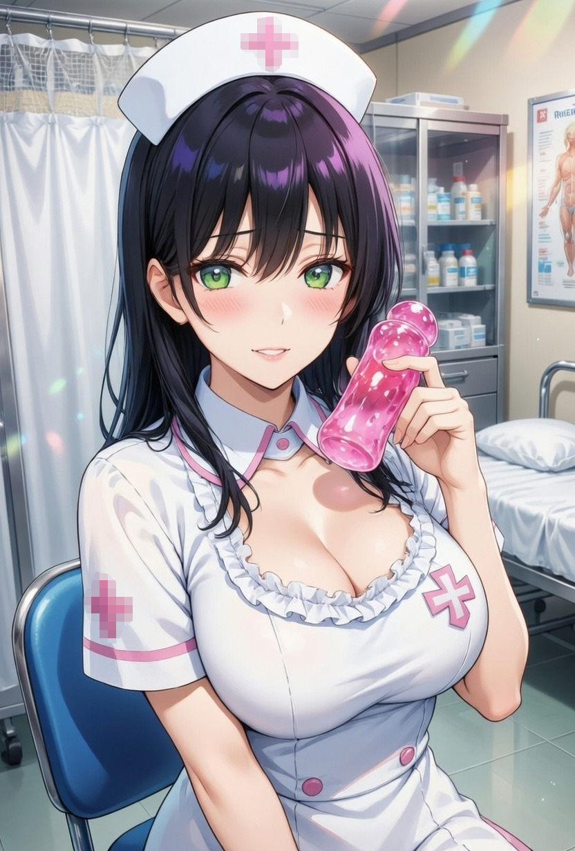 優しい検査のお姉さんに導かれて… びゅーっぴゅー連続射精しちゃいました 画像1