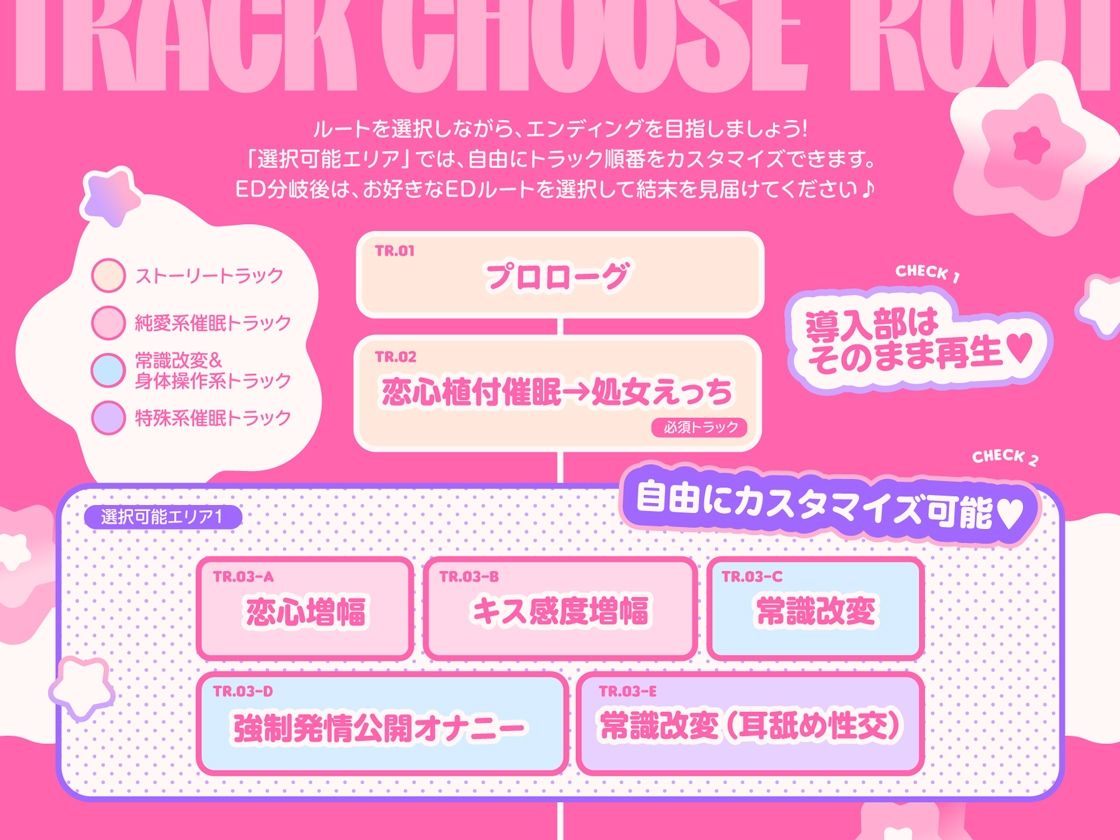 【ルート選択型ASMR】魔法少女☆カスタム催●～ロリ魔法少女をあなた好みの恋人おまんこに自由にカスタマイズできるマジカル純愛催●アプリ～_4