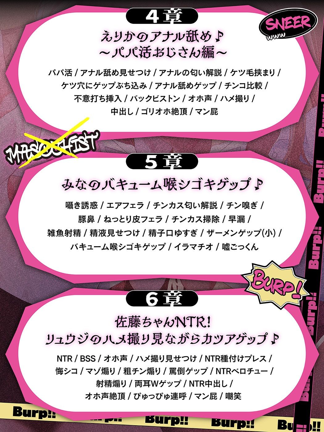 カツアゲェェエエップ！！カースト上位のビッチギャル達に搾られまくる、マゾの僕。【ゲップ特化・NTR・マゾ向け】 画像6