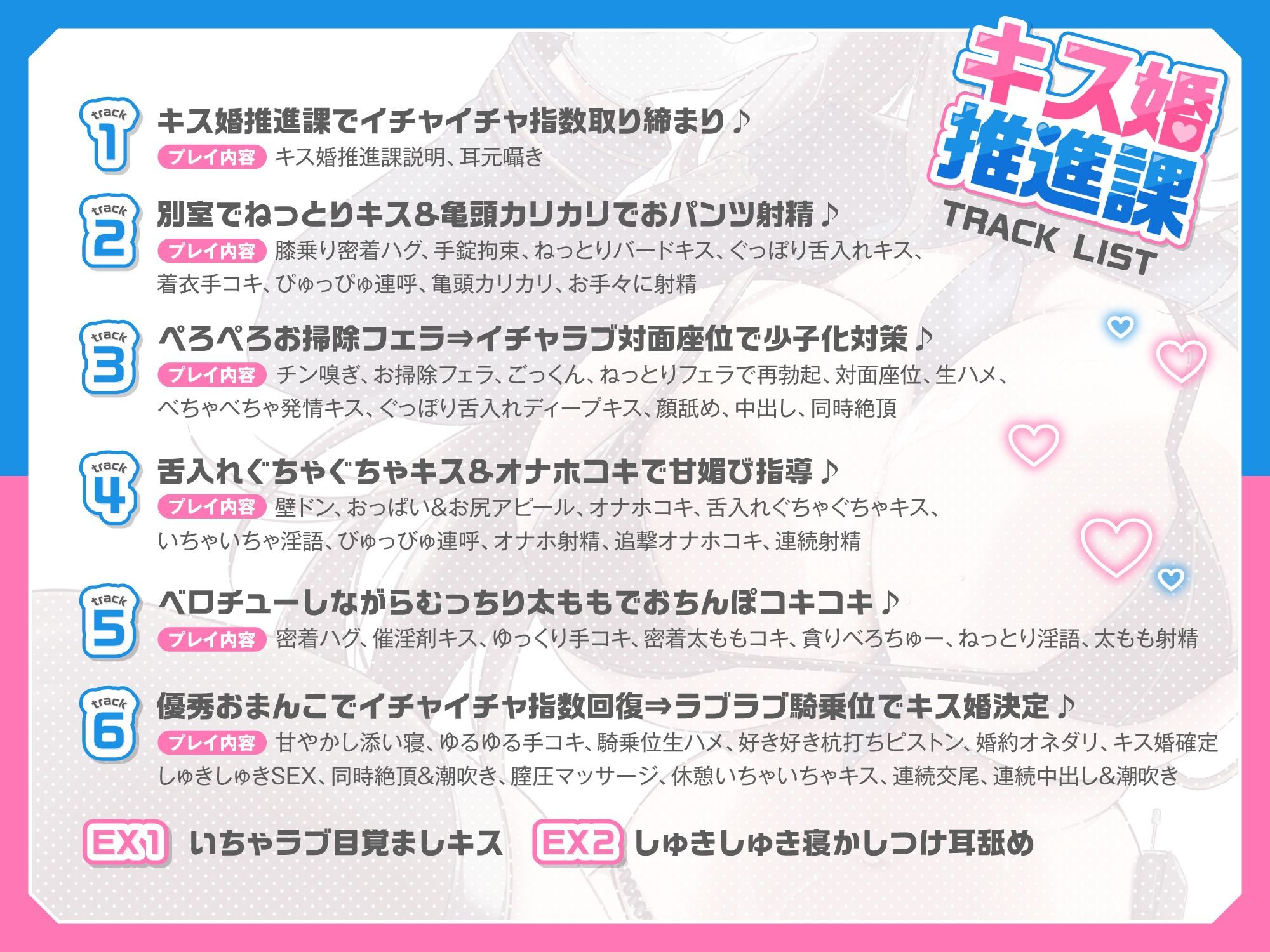 【甘媚びべろちゅ〜しまくり♪】 いちゃいちゃ密着キスで少子化対策！キス婚推進課〜ドスケベお姉さんポリスの甘媚び搾精指導「私とお口でセックスしましょうね…♪」 画像4