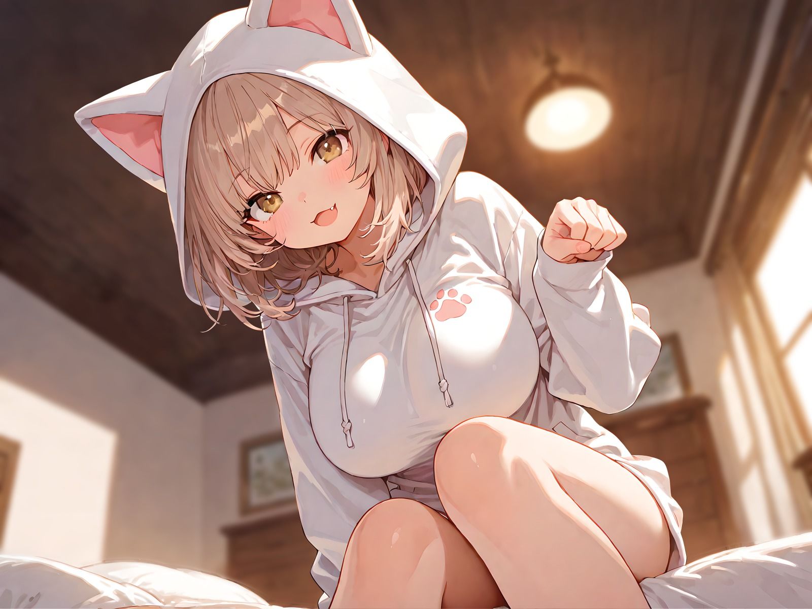 無邪気なネコ系幼なじみギャルのにゃんにゃん耳ぺろ手コキ〜ゴロゴロいちゃいちゃ甘えん坊えっち〜 画像4