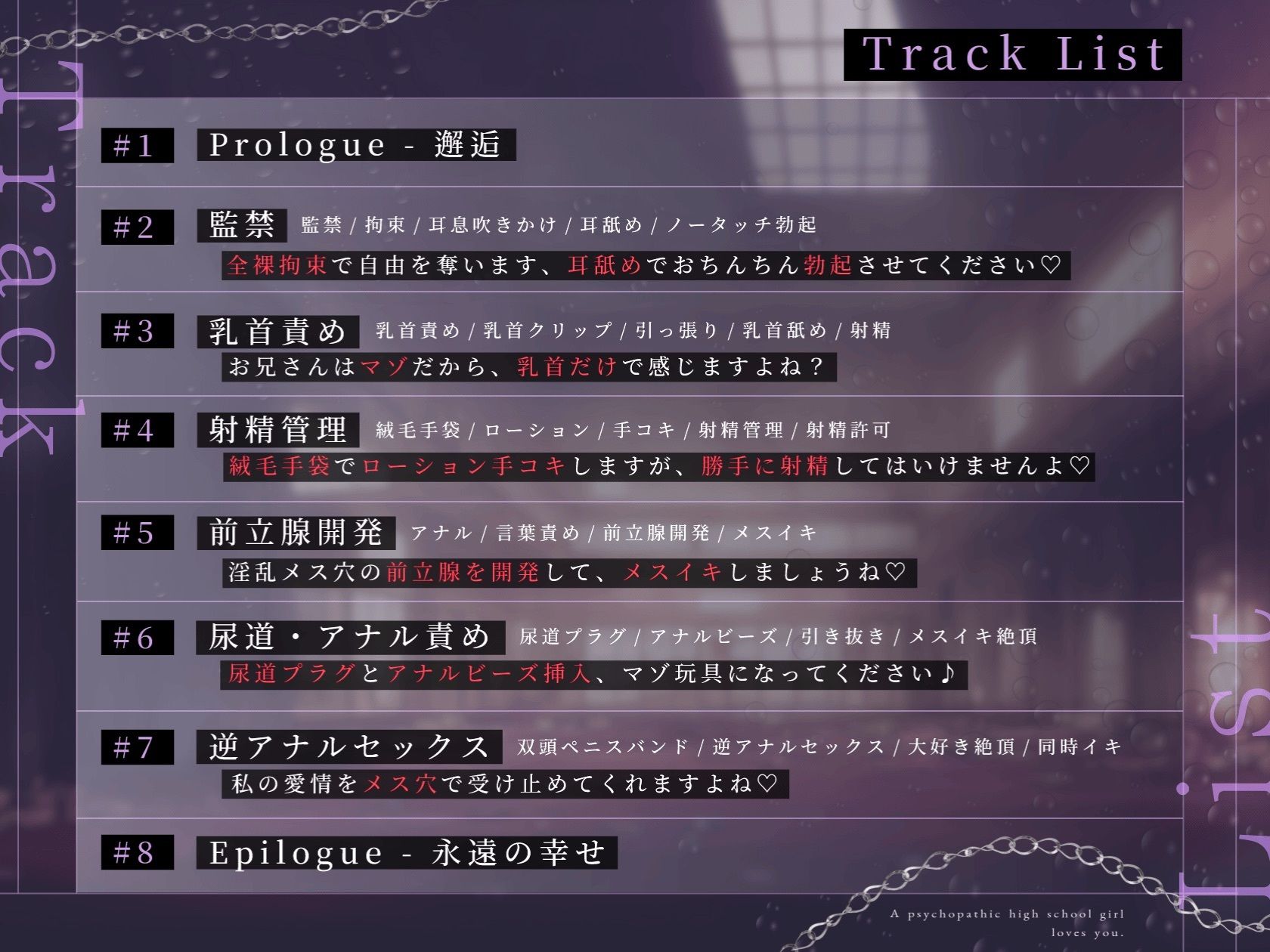 【ドM向け】逆監禁 〜サイコパス女子校生による拘束メス堕ち逆レ●プ（はーと）〜 画像3