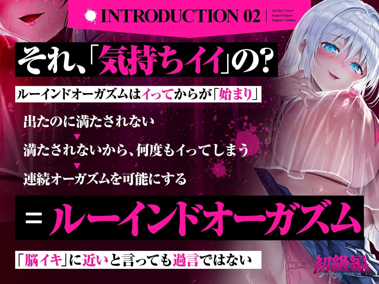 【台無し・お漏らし・空イキ】はじめての「あまあま」ルーインドオーガズム初級編〜何度イっても満たされない、甘マゾ連続絶頂メソッド〜_2