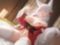 普段はおどおどしている見習い狐巫女が発情でドスケベ化！淫乱ちん媚び獣交尾