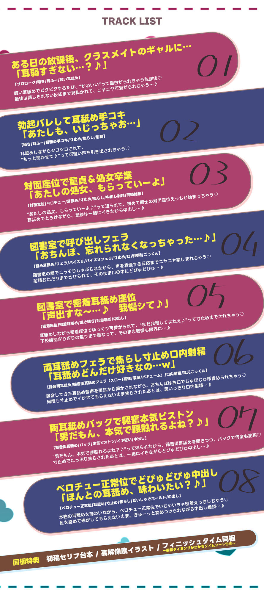 【耳舐め特化】ひたすら耳舐めギャル～耳舐めされただけで勃起するんだ、カワイイ♪満足するまでヌいてあげるね♪～_7