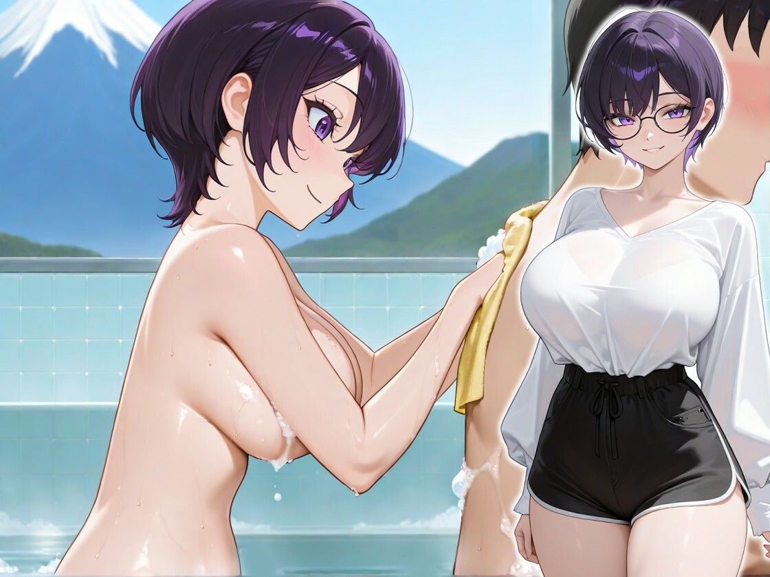 クールビューティな番台のお姉さんは気に入った客（ボク）で性欲を発散する【バイノーラル/女性優位/中出し】 画像3