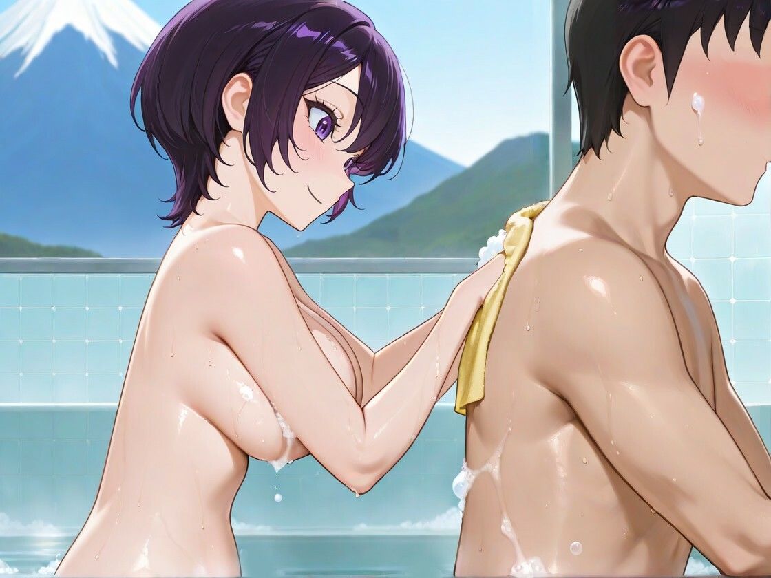 クールビューティな番台のお姉さんは気に入った客（ボク）で性欲を発散する【バイノーラル/女性優位/中出し】 画像4