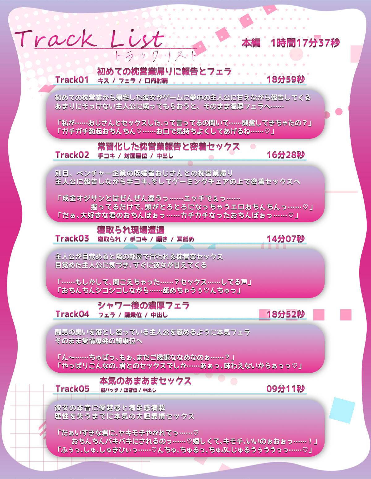 サンプル-♪10日間限定特典同梱♪寝取られ報告 彼女に飼われているニートゲーマーの俺が、枕営業の報告を聞かされながら弄ばれ溺愛される日々 - サンプル画像