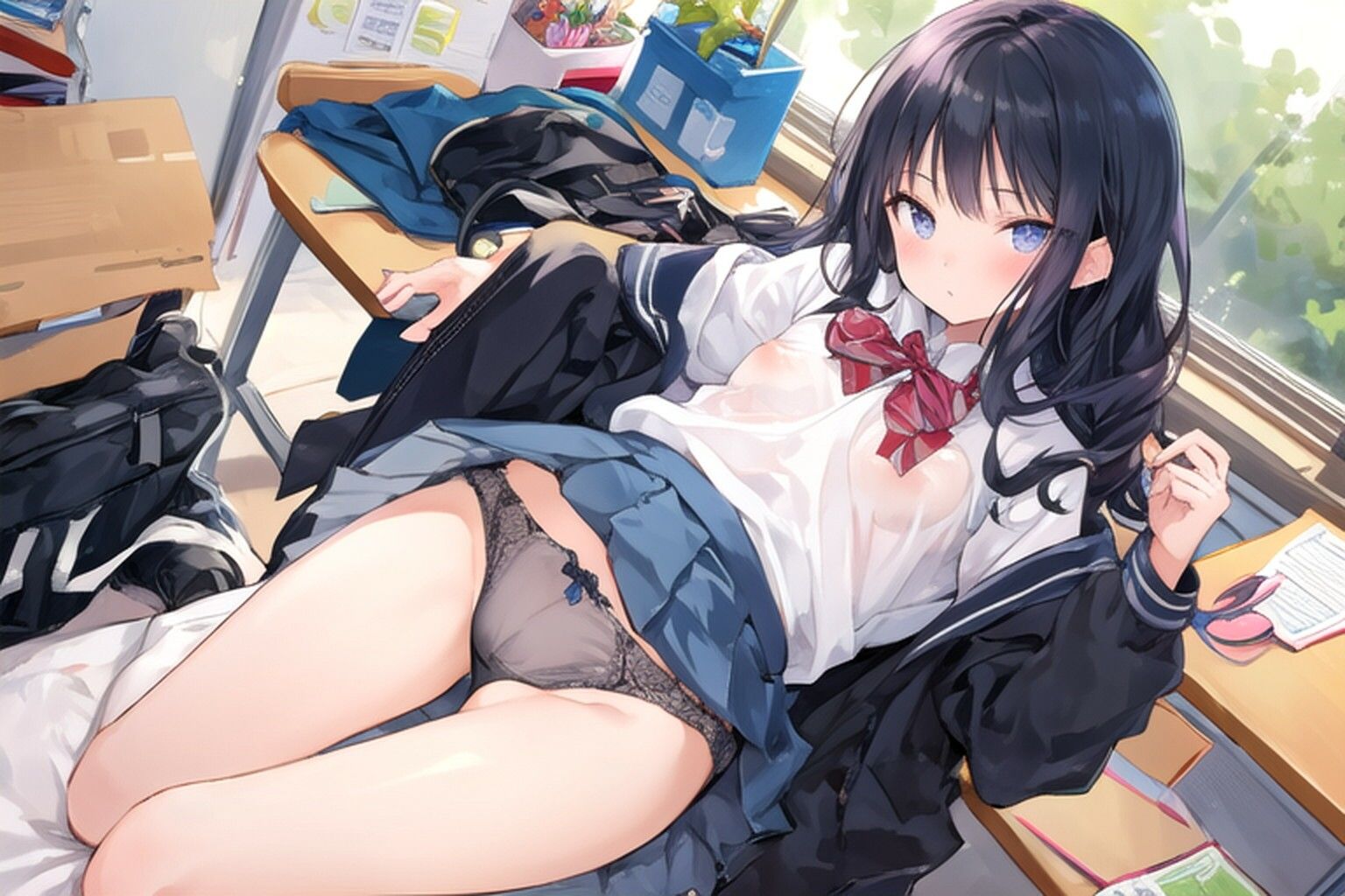 妄想が激しい彼女〜つづりの妄想エッチ01