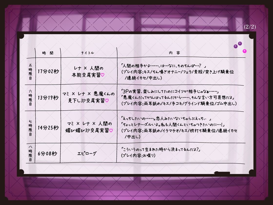 淫魔学校の交尾実習〜真面目っ子とギャルの粗チン見下し＆デカチン甘々媚び媚びセックス〜 サンプル10