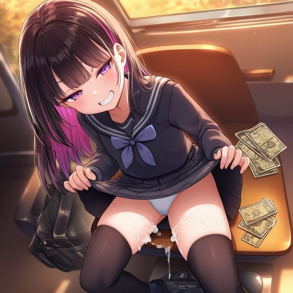 パンチラされてJKに負けてお貢ぎしてしまう オセロで勝負を挑まれ色仕掛けに負けてお金を貢ぎ続ける フリー台本 画像1