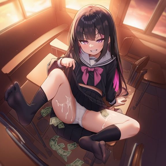 パンチラされてJKに負けてお貢ぎしてしまう オセロで勝負を挑まれ色仕掛けに負けてお金を貢ぎ続ける フリー台本 画像5