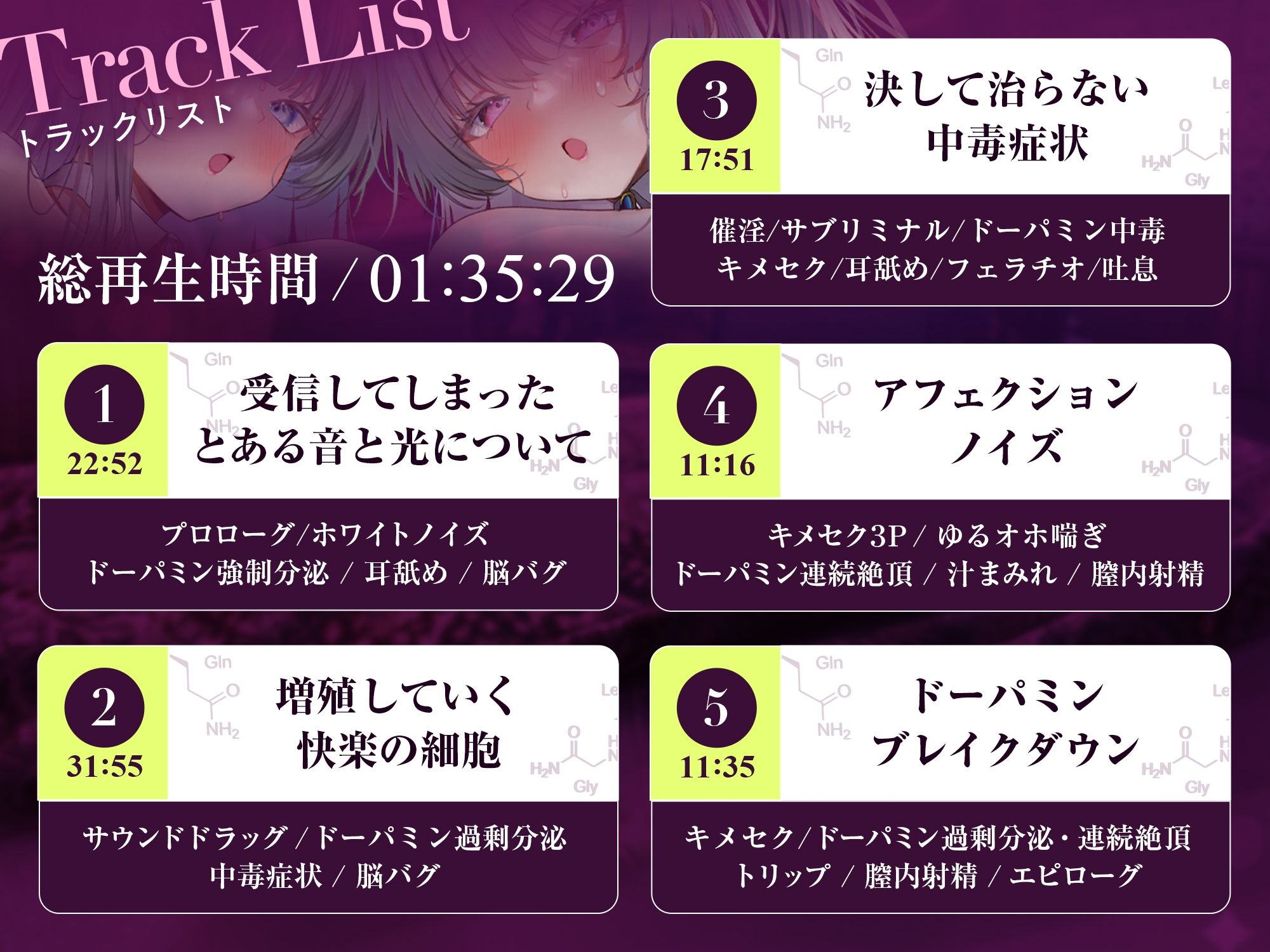 【脳汁ドバドバ】ドーパミン・ブレイクダウン〜聴くだけで無限に増殖する快楽物質で「痙攣」脳イキが止まらない〜【サウンドドラッグ】 画像9