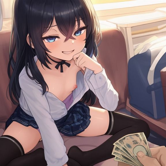 パンチラオナサポで人生を舐めているJKにお貢ぎしてしまう JK靴下の魅力にはあらがえない！ 靴下売りのJK お貢ぎ フリー台本