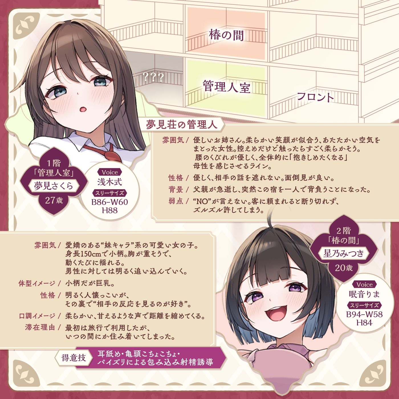 【鍵クエスト】音声で手コキ「夢見荘と3本の鍵」〜三人の宿泊者から鍵を回収せよ〜【射精したら負け！射精我慢オナサポゲーム】 画像4