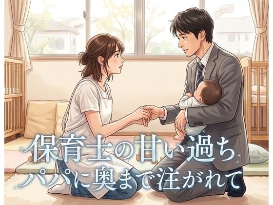 保育士の甘い過ち  パパに奥まで注がれて 画像1