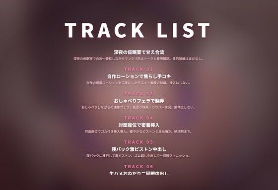 【密着囁き×生ハメおねだり】理屈っぽ低音院生彼女の深夜仮眠室マンネリ防止えっち 〜おしゃべりしながらとろとろ生中出し搾精(はーと)〜(全74分) 画像2