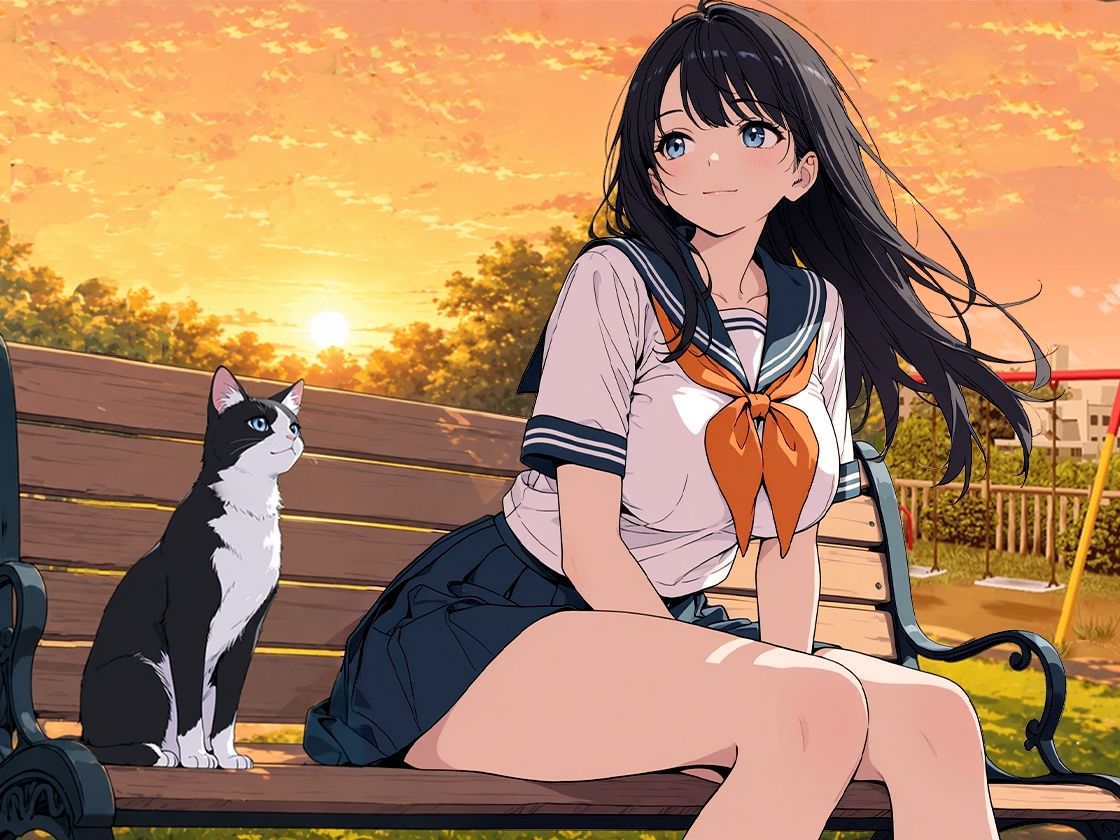 サンプル-【枯専女子】親友のお父さんを好きになった J〇！おじさんの特別になりたいの！〜公園キスから部屋で中出しまで〜 - サンプル画像