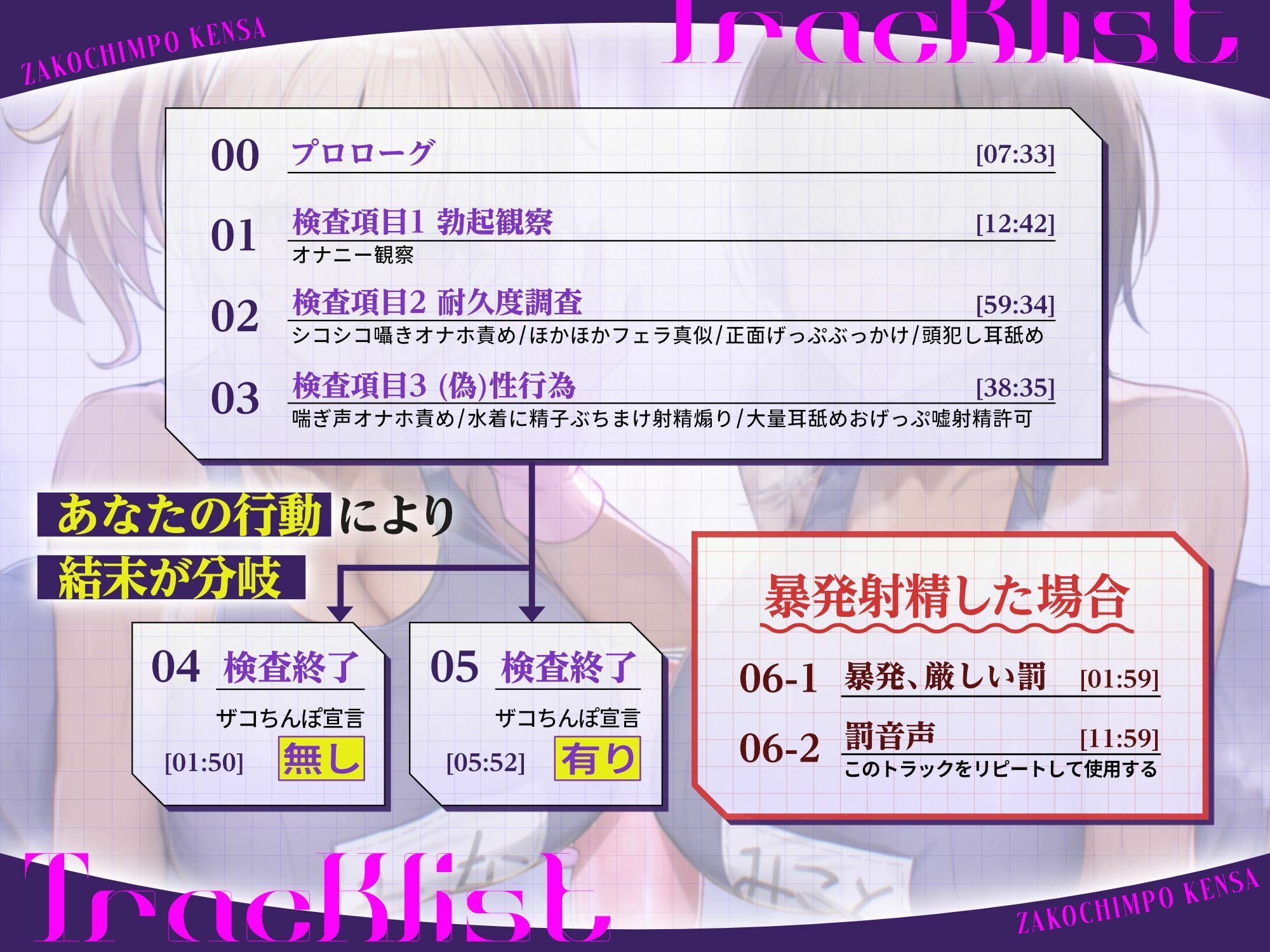 【密着おげっぷ×オナホ嘘えっち】ザコちんぽ検査 きっついオナホ耐久責め×耳舐めおげっぷ大量（偽）性行為で射精するなマゾ サンプル4