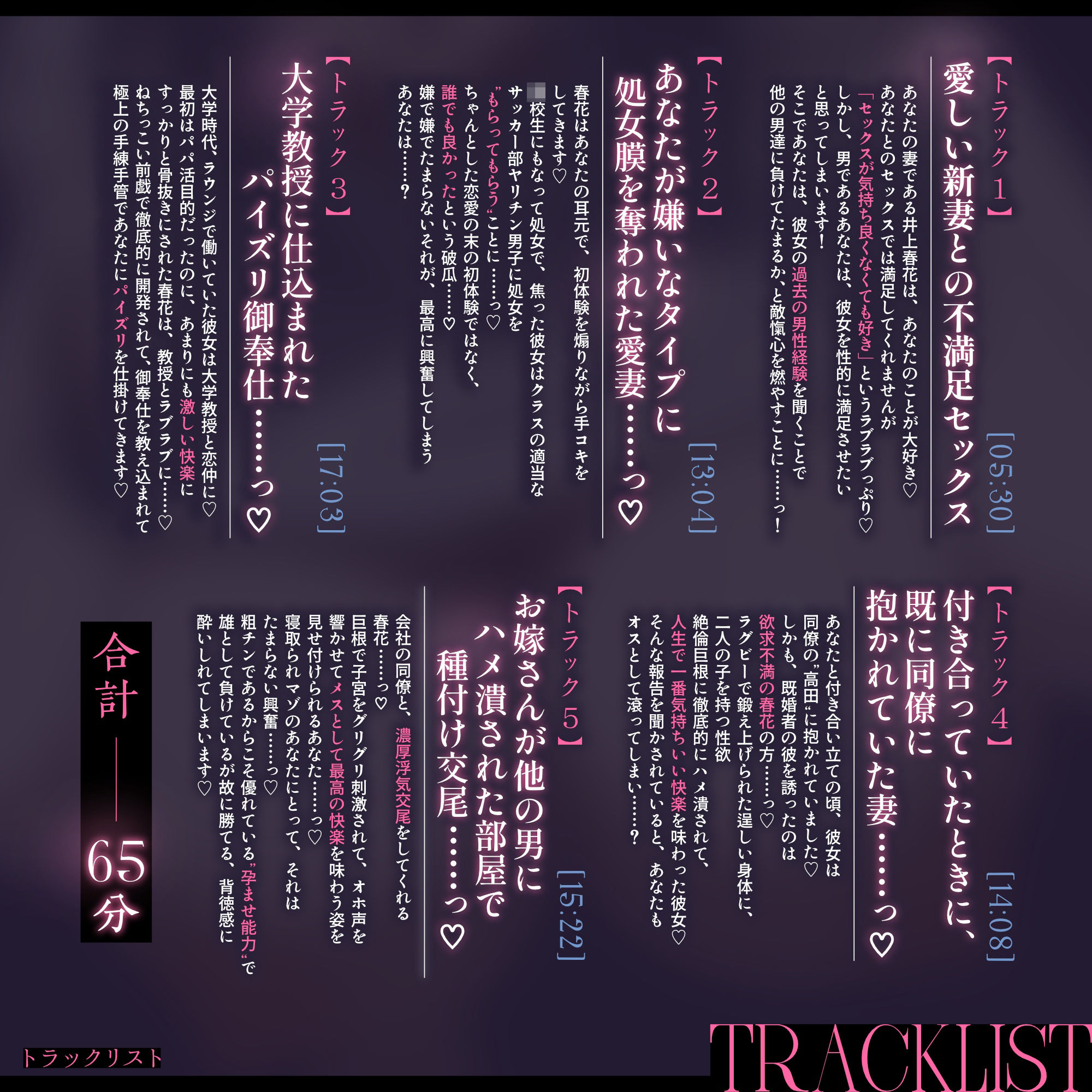 【寝取られ報告0×距離囁き】甘寝取られマゾのあなたに、過去の男性経験を囁いてくれる清楚な妻〜本来は圧倒的格上のメスを、弱オスのあなたが抱ける背徳感〜 画像3