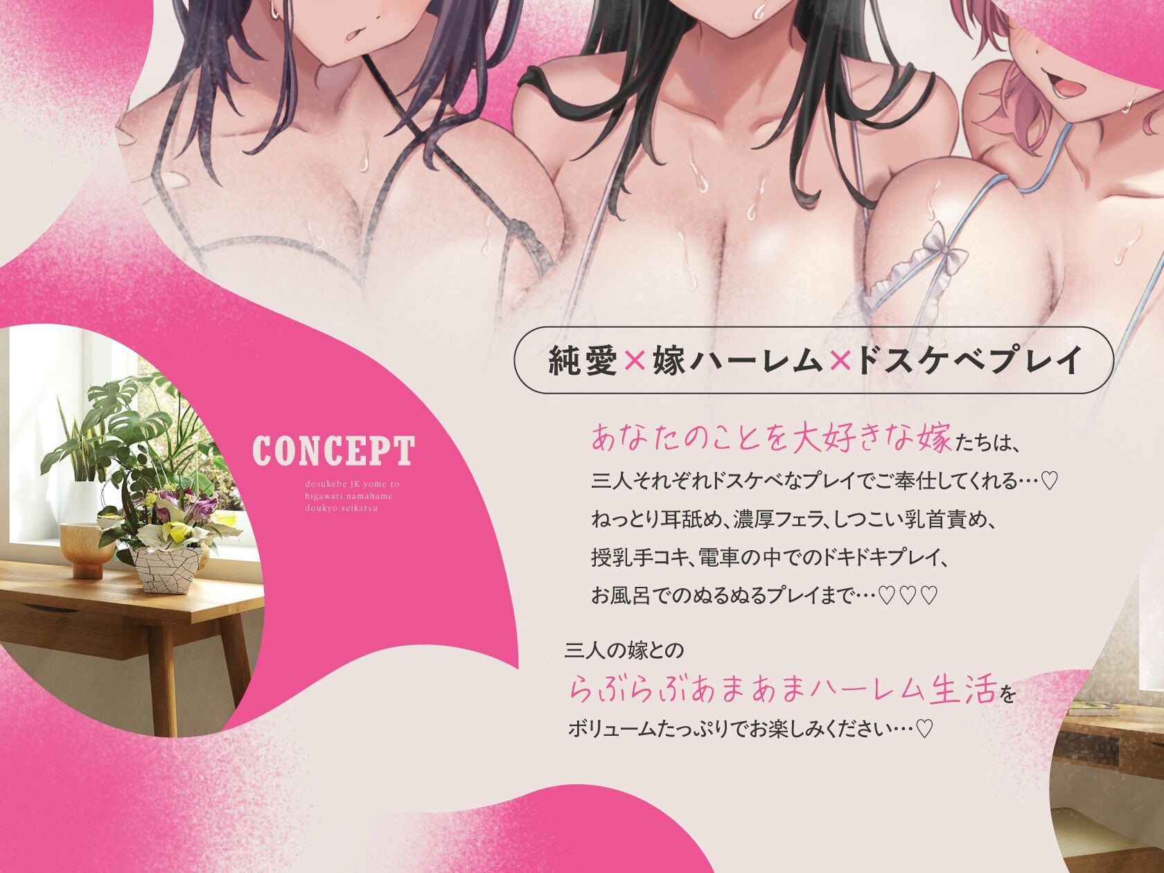 JK嫁ハーレム〜ドスケベJK嫁と日替わり生ハメ同居性活〜 画像2
