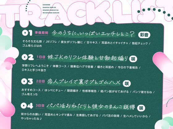 【NTR×逆NTR】どスケベ学祭リフレでダウナー彼女が寝取られた話【双子JK×逆寝取られ密着囁き生ハメ×寝取られクリ搔き雑魚まんこ】 画像7