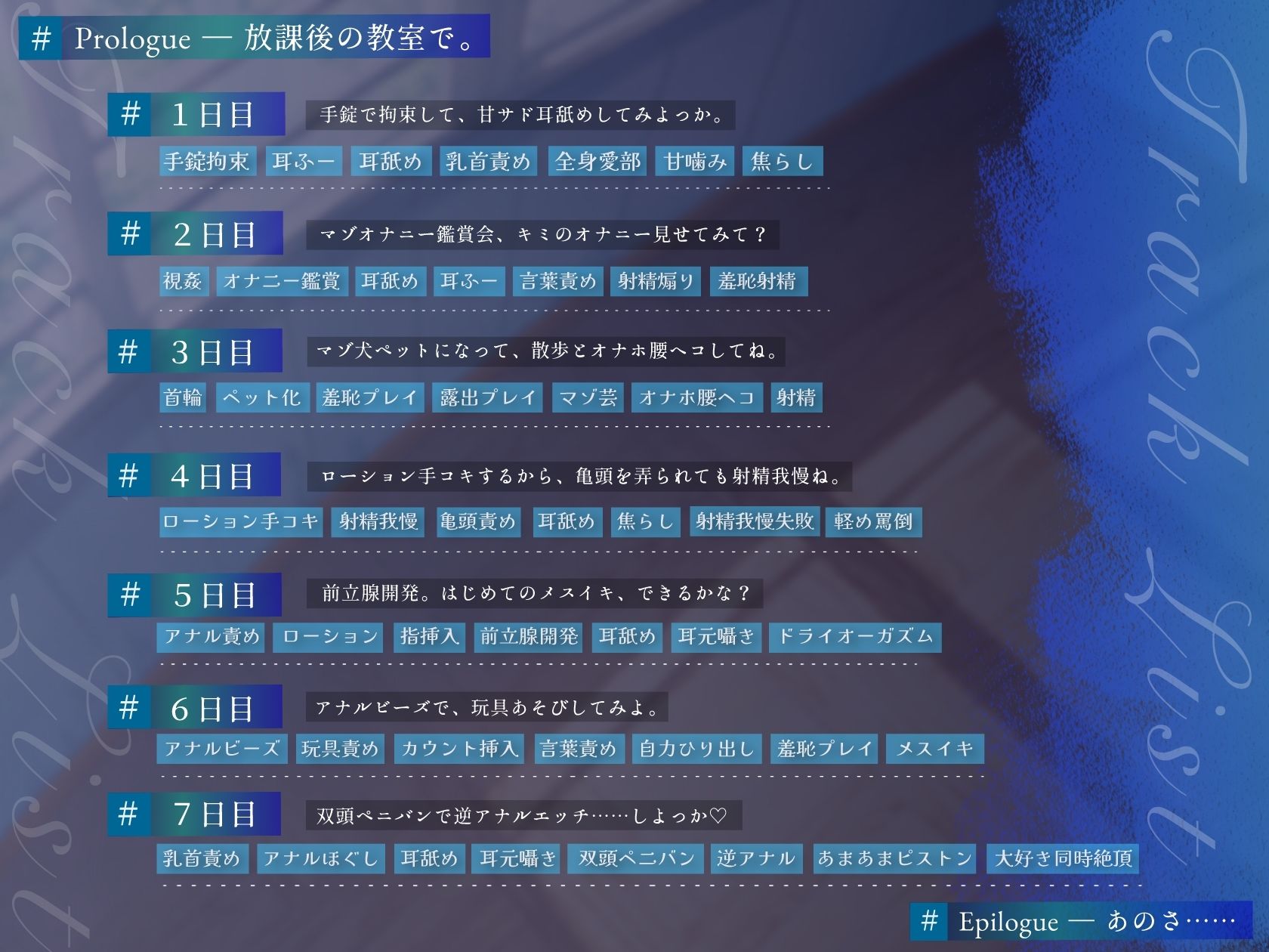 【甘サド×同級生】放課後マゾ研究会 〜クールダウナーギャルと秘密のマゾ調教〜 サンプル3