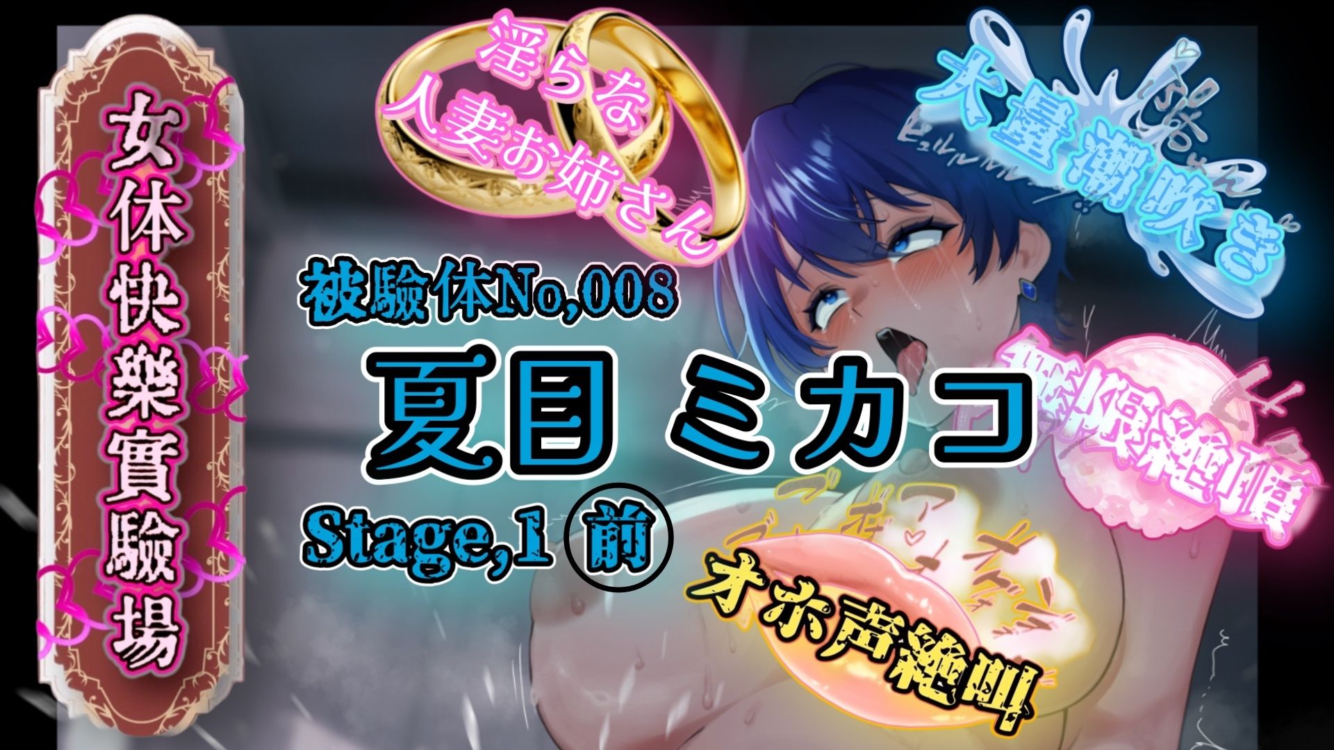 【実演】『女体快楽実験場』Best Selection VOL，3 「望月うにゅ」「谷野ゆあ」「夏目ミカコ」【オホ声】 サンプル6