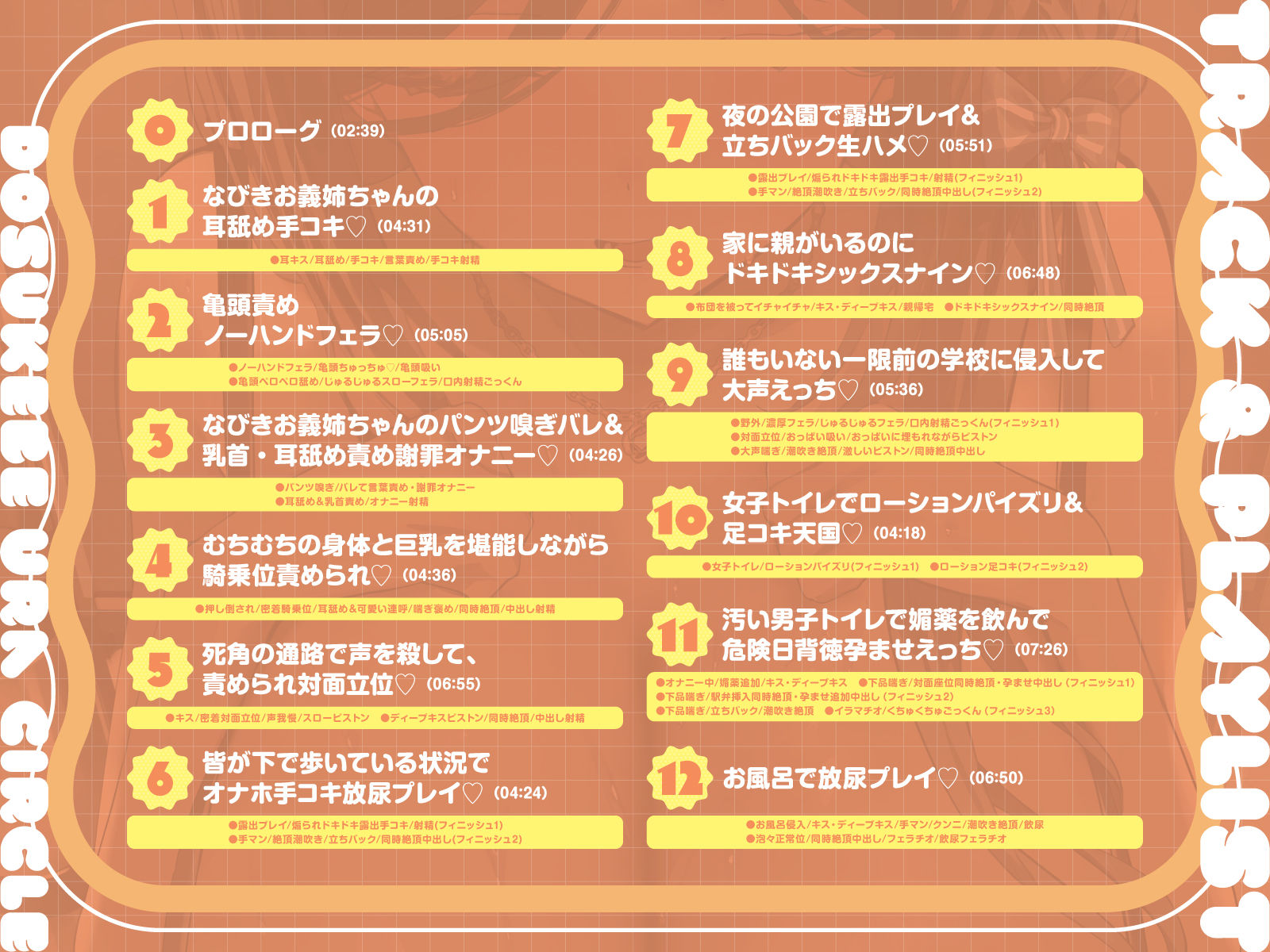 【短時間早抜きGirls】ドスケベ裏サークル3〜イジワルお義姉ちゃん♪なびきのショート音声集〜