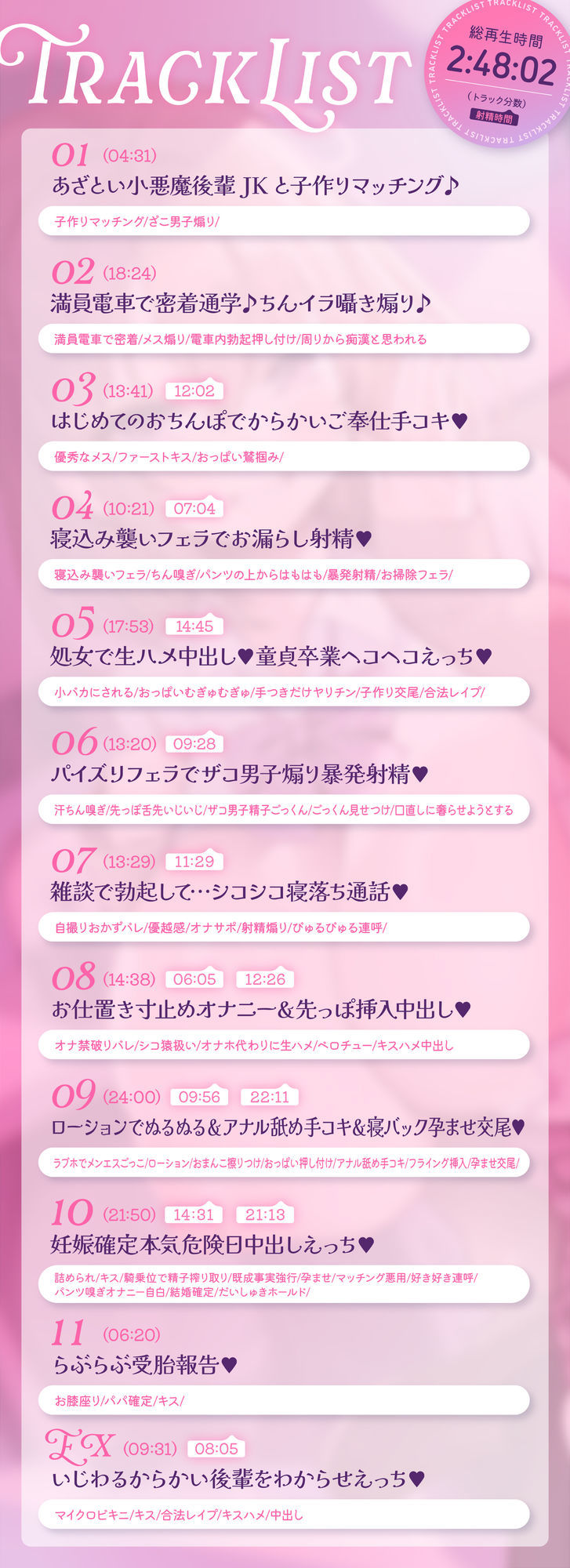 【CG差分112枚同梱!】あざとい小悪魔後輩JKと純愛らぶらぶ子作りえっち♪?やだやだぁ♪先輩みたいなよわ?いオスの精子で赤ちゃん作るなんて絶対やだっ♪? 画像3