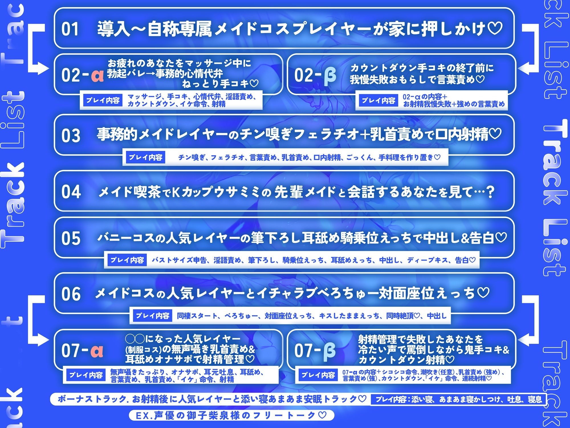 【逆転なし×敗北分岐ルート】あなたを大好きな有名コスプレイヤー兼メイドカフェの人気キャストに事務的だけど好感度MAXなオナサポや筆おろし サンプル3