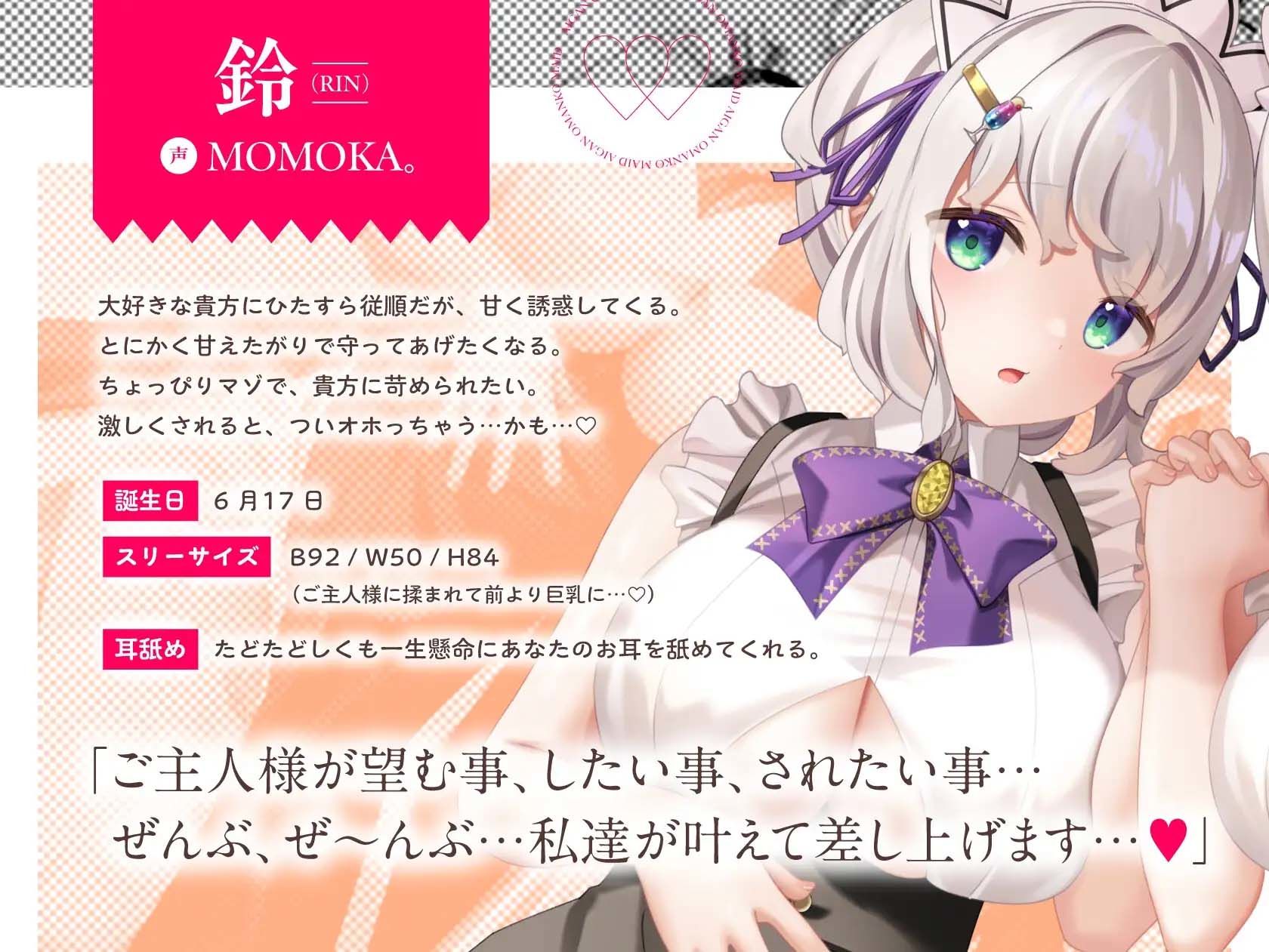 【2周年記念】愛玩おま◯こメイド。貴方専属の’双子メイド’と両耳舐め子作りえっちする夢の日々【150分超え】 画像2