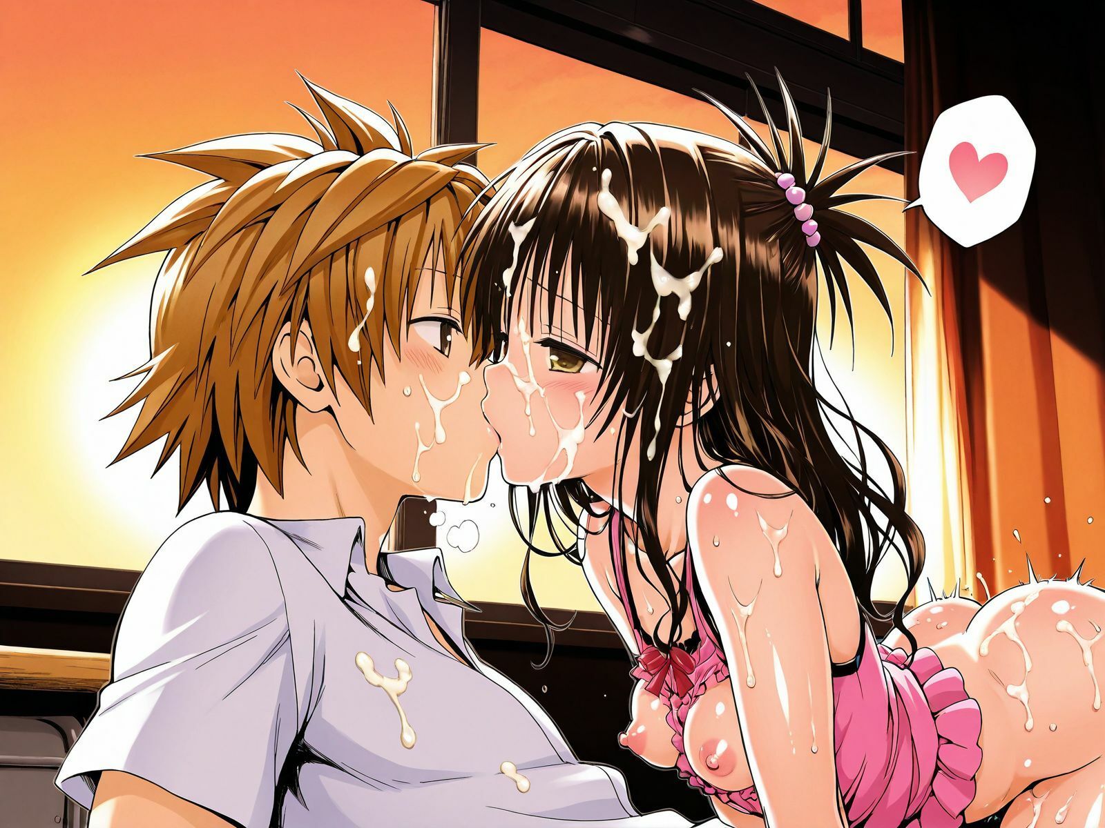 【CG集TY1対応】【ボイス作品TY2】【アクシデンTo LOVE】【私服，学校】黒髪ロング微ウェーブ貧乳ブラコン実妹女学生柚子ちゃんと学校でドキドキラブラブエッチ サンプル画像 11