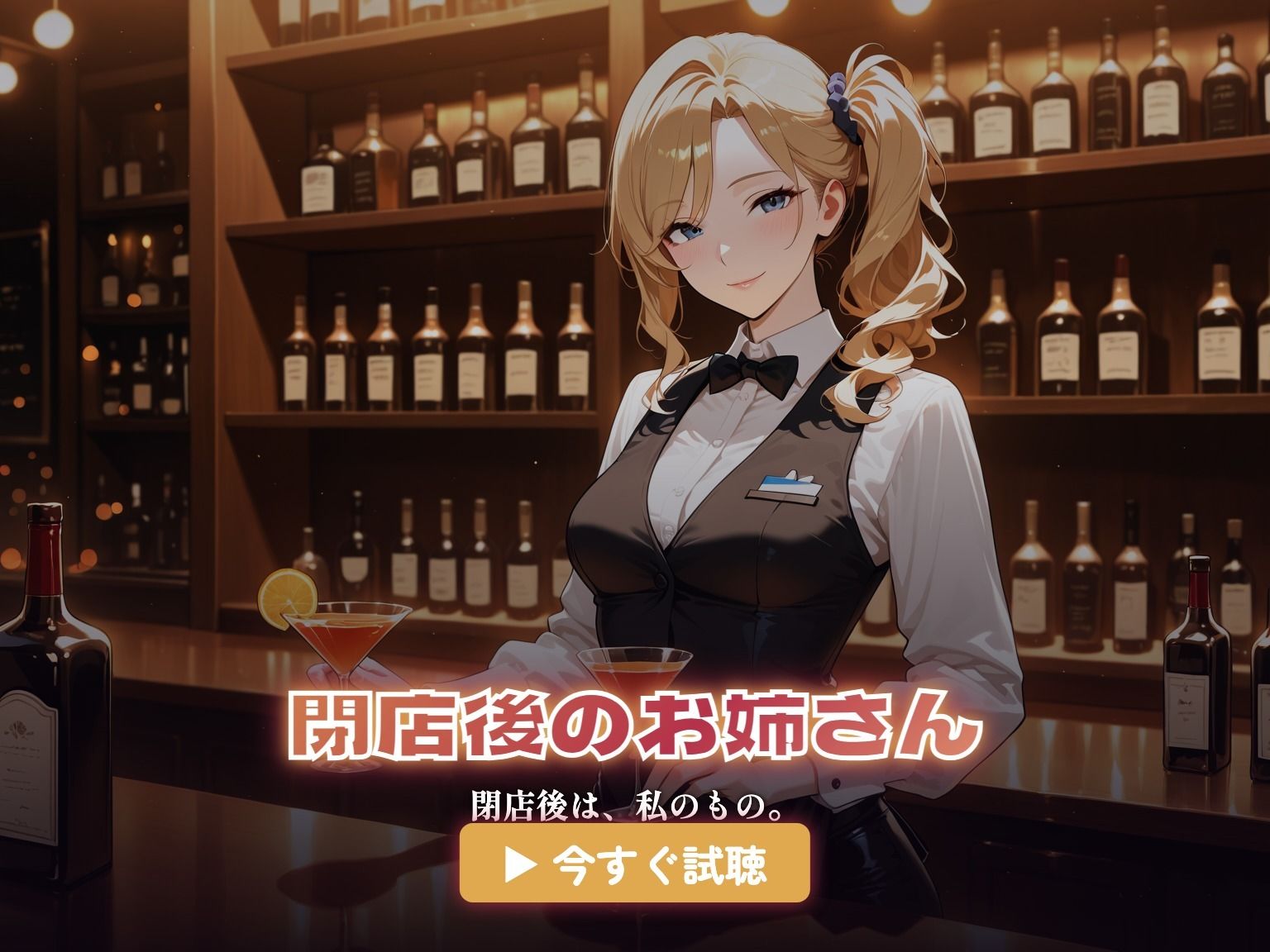 【総集編4時間】バーテンダーのお姉さんのささやきセックス(CG120枚付) 画像4