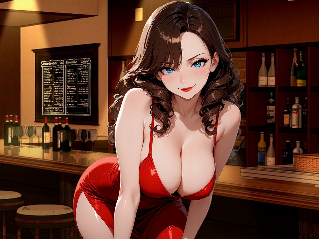こんな時間に来てくれてありがとう！10年ぶりに訪れたスナック、閉店後ママと二人きりキスから始まる急激なエスカレート 画像4