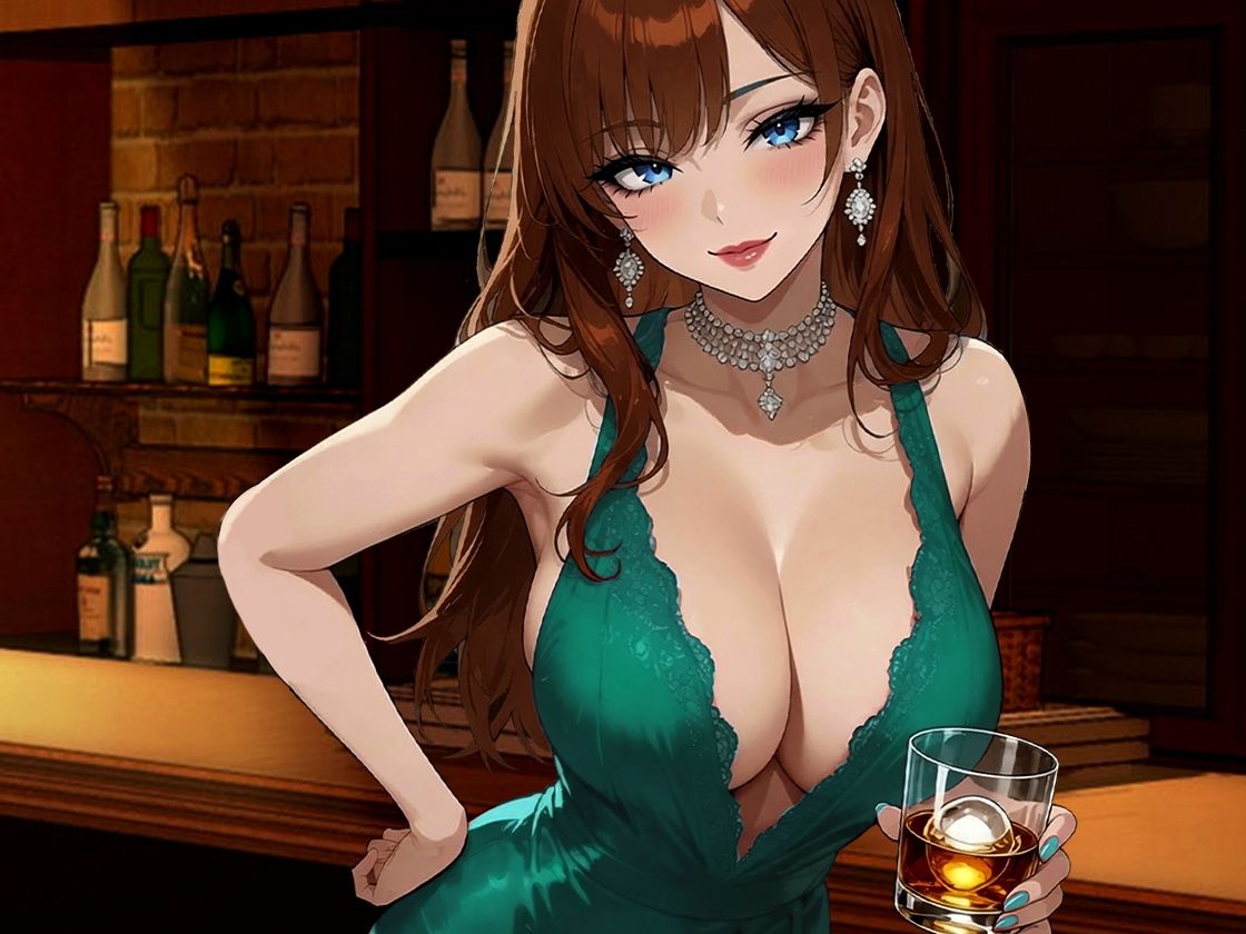 こんな時間に来てくれてありがとう！10年ぶりに訪れたスナック、閉店後ママと二人きりキスから始まる急激なエスカレート 画像9