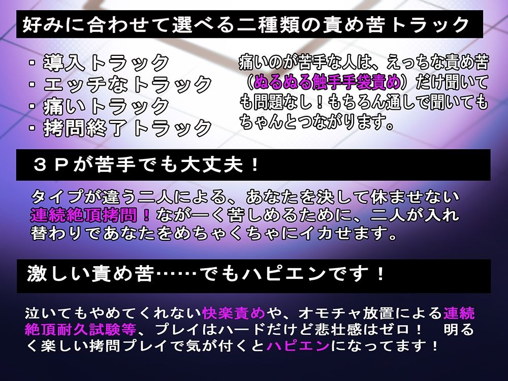 【拘束連続絶頂でM向けハピエン】本日の拷問のお時間です本日も拷問のお時間です サンプル2