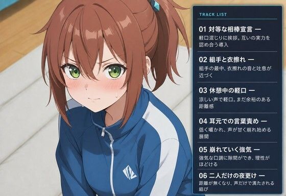 【衣擦れ×言葉責め】対等な相棒のはずが、二人だけの特訓合宿でとろとろに堕とされる話 サンプル2