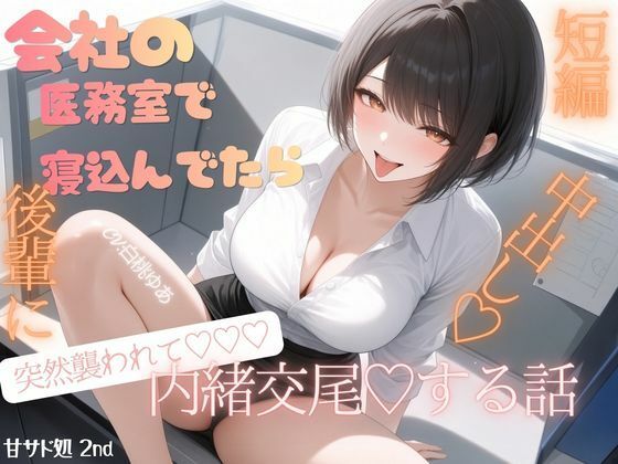 会社の医務室で寝込んでいたら（はーと）後輩に突然襲われて（はーと）内緒お布団被り交尾（はーと）中出しする話（はーと）