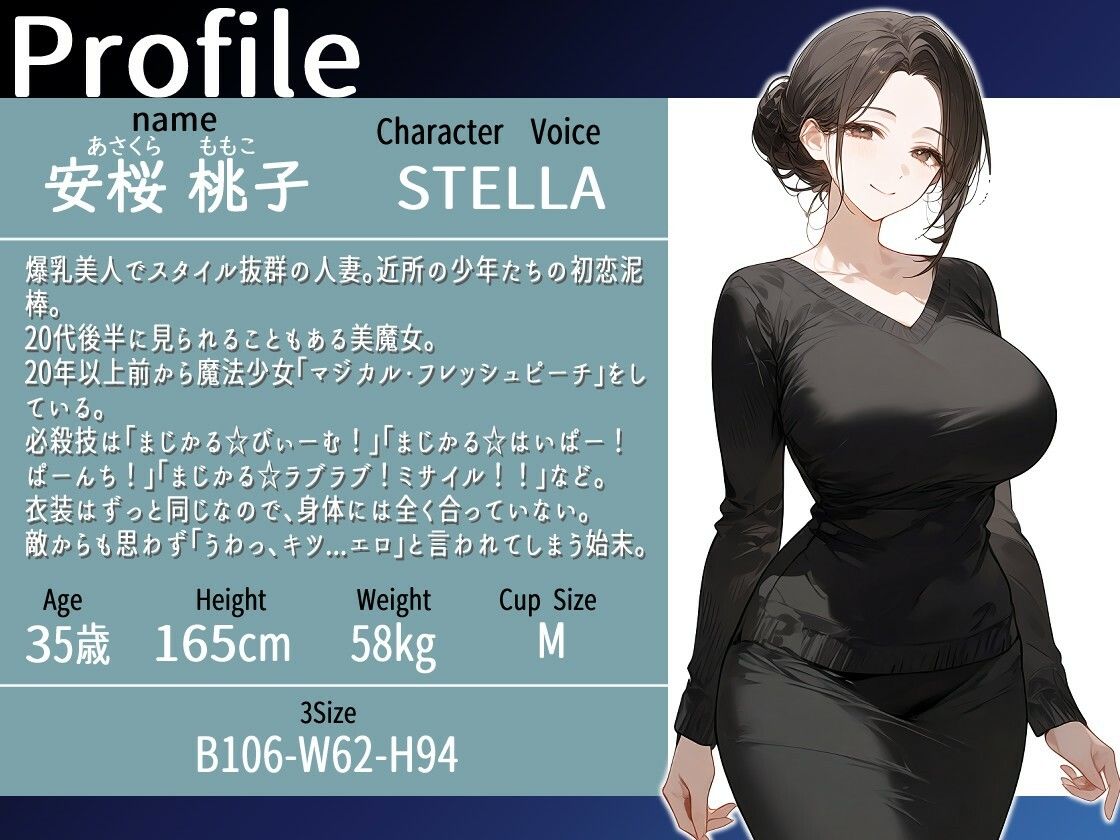 人妻魔法少女VS悪の種付けおじさん〜アヘ顔ダブルピース性〇隷宣言を生中継でしてしまった話〜【中出し/巨乳/ファンタジー】